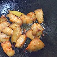 红烧肉烧豆角的做法图解4