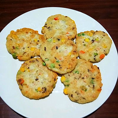 宝宝辅食之 虾仁豆腐饼