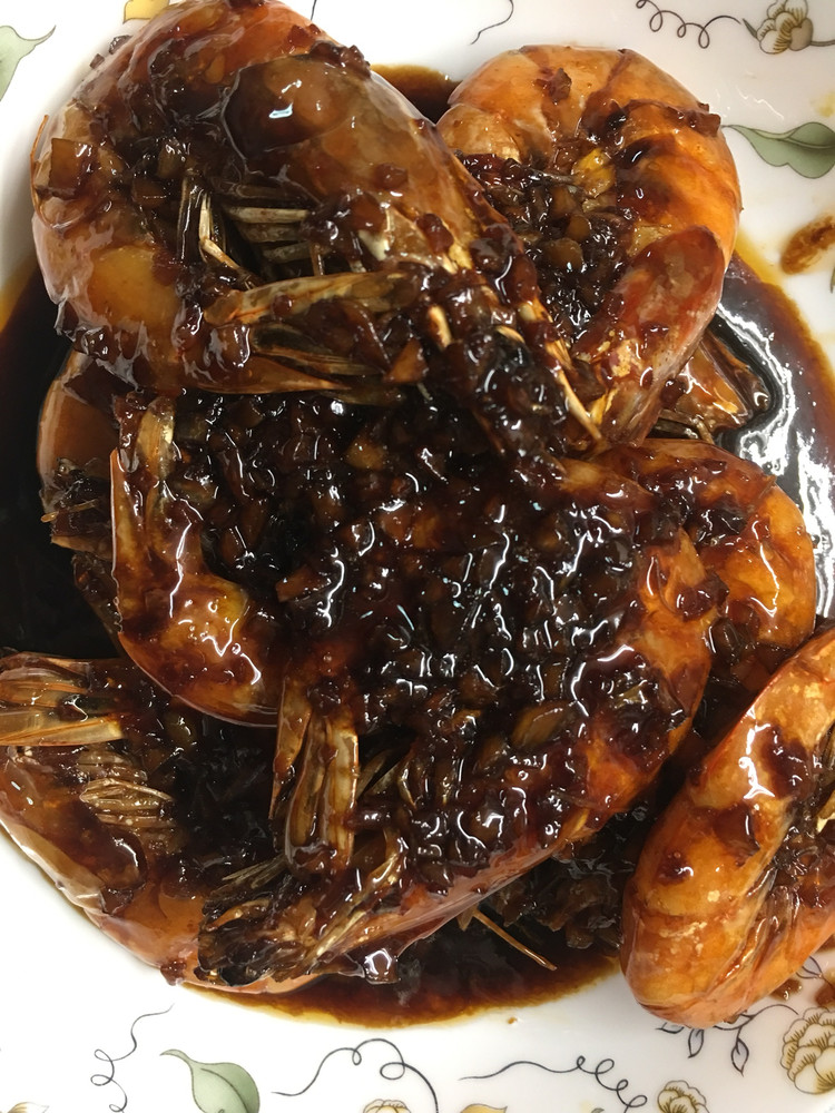 干㸆大虾的做法