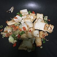 小炒北豆腐的做法图解3