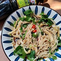 #珍选捞汁 健康轻食季#捞汁双菇的做法图解5