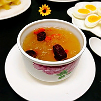 小熊红糖馒头+红枣枸杞子银耳汤#柏翠辅食节