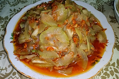 小河虾炒菜