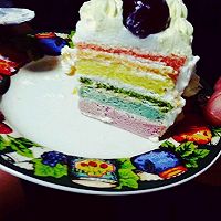 彩虹蛋糕的做法图解10