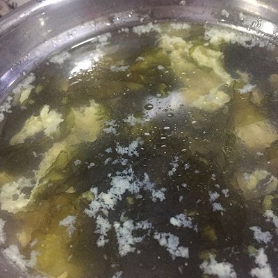 紫菜蛋花虾米汤
