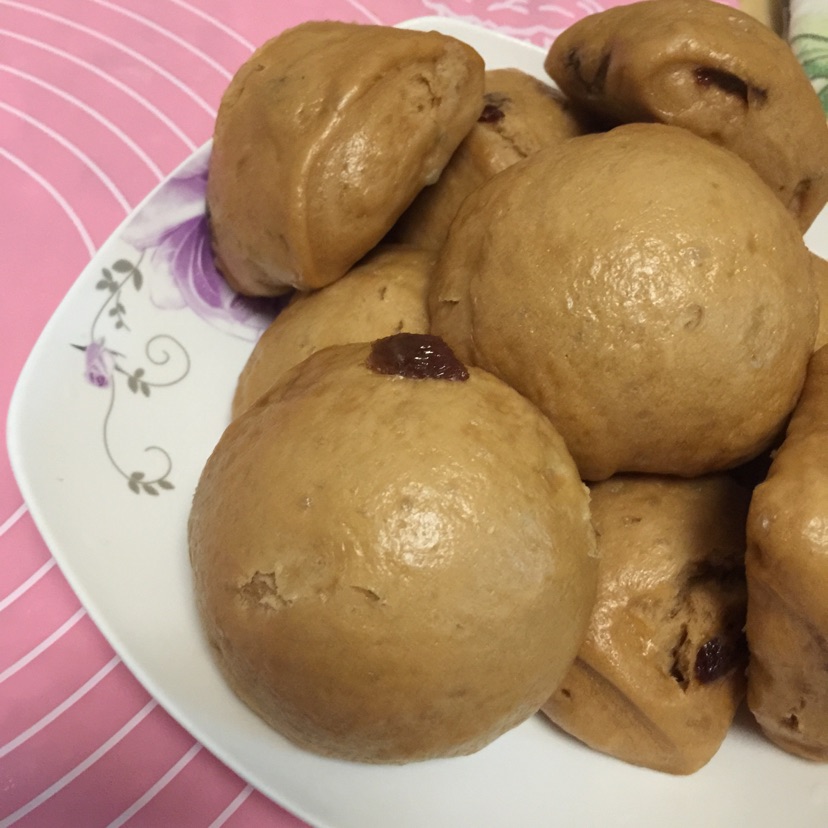 红糖（葡萄干）馒头的做法图解12