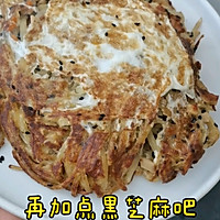 土豆丝鸡蛋煎饼的做法图解16