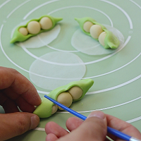 豌豆荚馒头的做法图解9