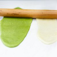 抹茶麻薯肉松夹心软欧的做法图解10