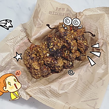 黄油蜂蜜炸鸡～