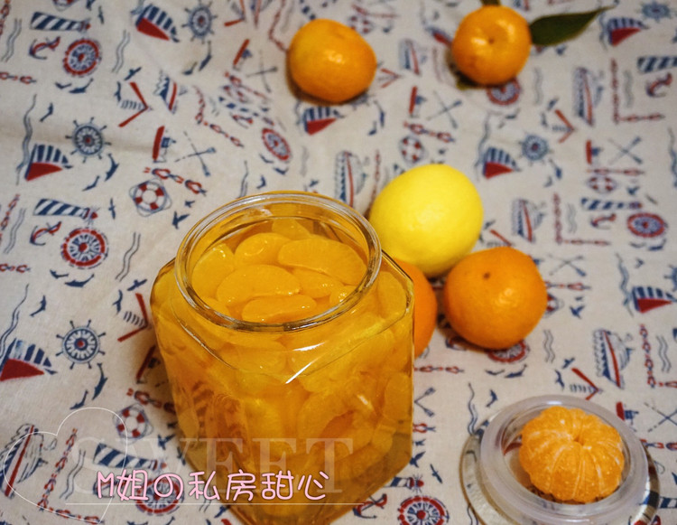 甜心橘子罐头的做法