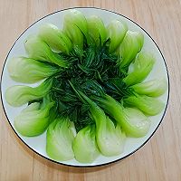 #百变鲜锋料理#蚝油香菇扒油菜的做法图解6