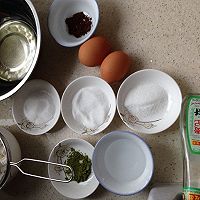 小容量烤箱制作可可/抹茶蛋糕卷的做法图解1