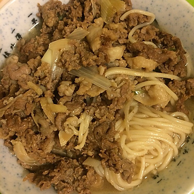 羊肉汆面