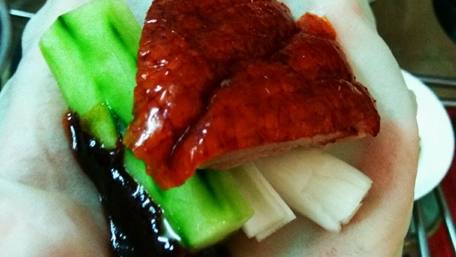 北京烤鸭卷饼的做法