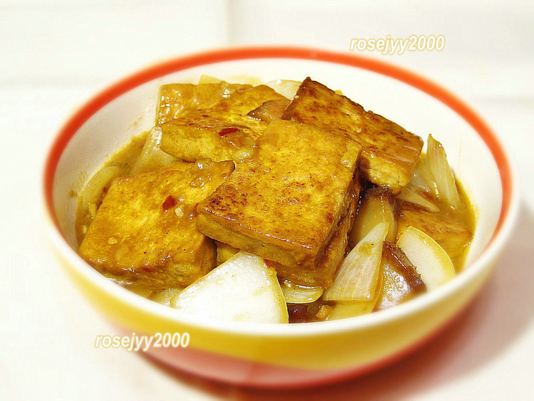 咖喱豆腐的做法