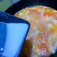 #春日时令，美味尝鲜#低卡高蛋白的番茄豆腐汤的做法图解12
