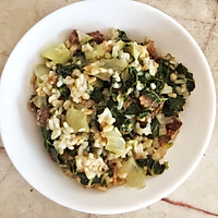 青菜海参燕麦饭的做法图解7