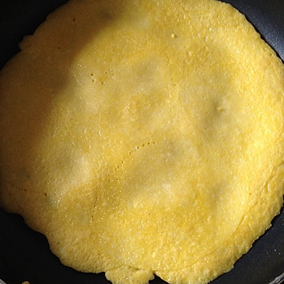 鸡蛋豆腐玉米饼