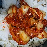 泡菜米饼的做法图解3