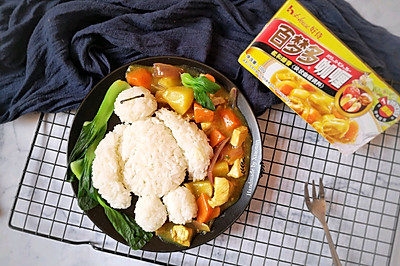 咖喱鸡饭