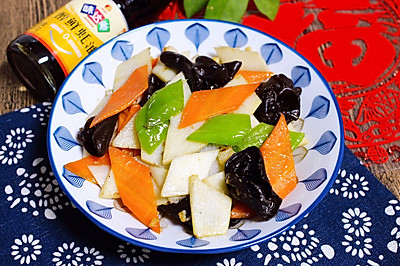 一团和气山药炒时蔬