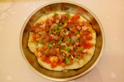 电饭锅自制披萨
