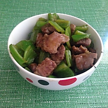尖椒炒牛排