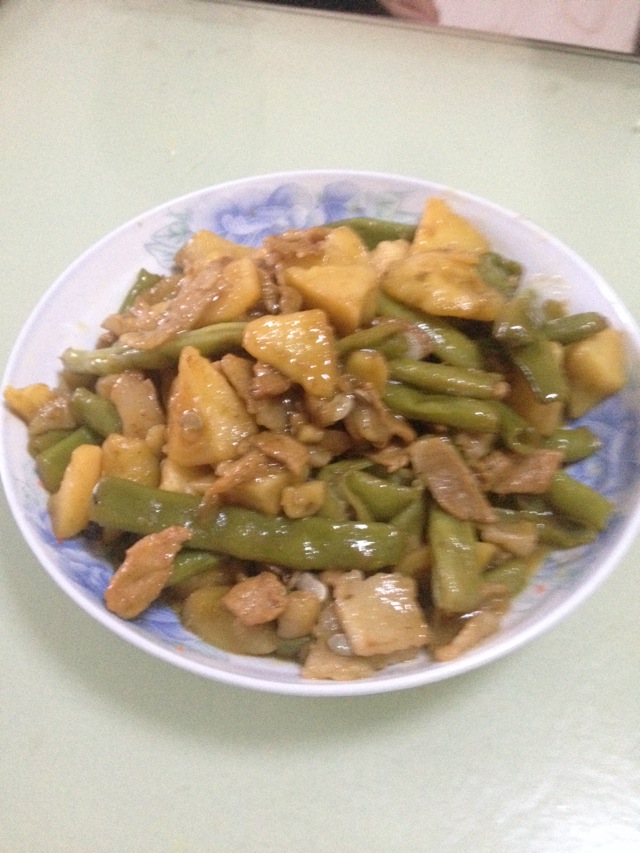 豆角炖土豆