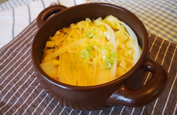 秋老虎驾临，简单才是王道——浓汤娃娃菜