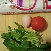 #夏至日，大口吃面#番茄鸡蛋面的做法图解1
