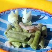 翡翠虾仁面的做法图解15