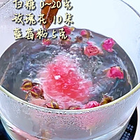 玫瑰蓝莓啵啵果冻，超Duang~的做法图解1