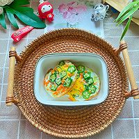 #加油 卡塔尔#超营养美味的秋葵胡萝卜鸡蛋车轮饼早餐的做法图解12