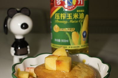 烤箱版黄桃蜂蜜松饼