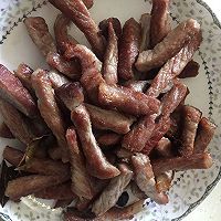 炒烤牛肉干的做法图解5
