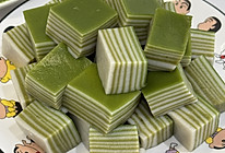 抹茶椰汁千层糕的做法