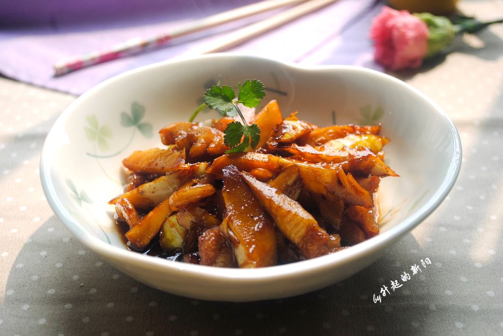 Braised spring bamboo shoots