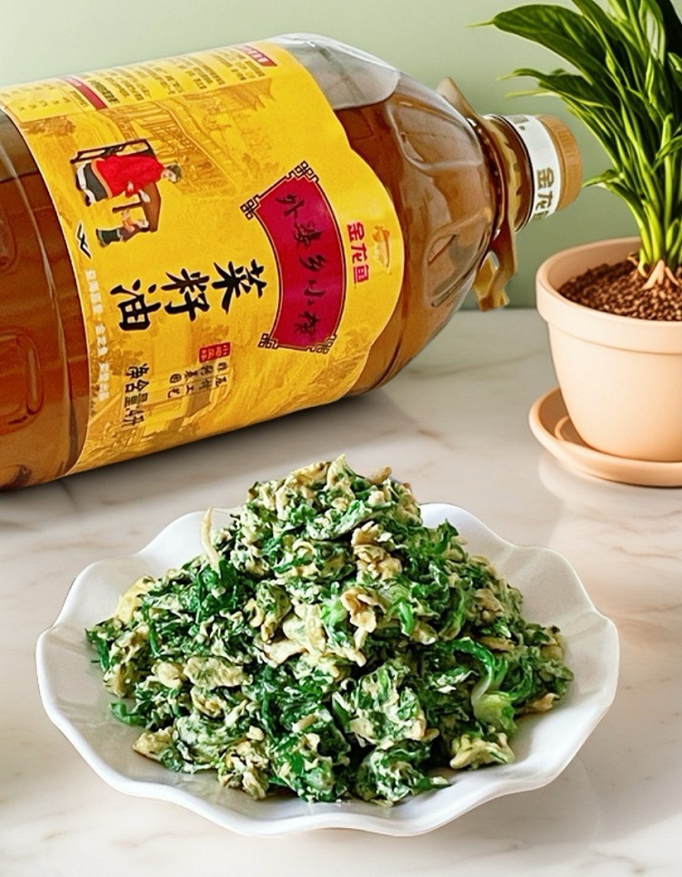 一道春味/荠菜炒鸡蛋的做法