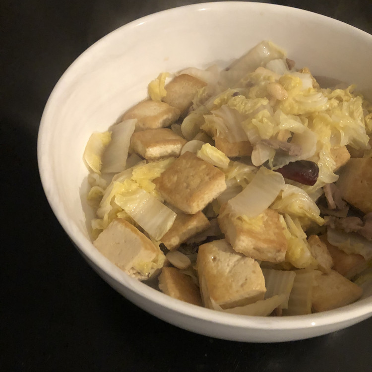 大卫白菜粉丝肉的做法
