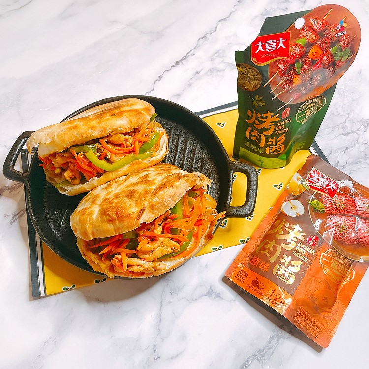 孜然肉夹馍的做法