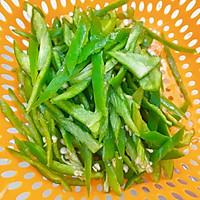 #吃出健康，解决假胖#青椒炒香干的做法图解4