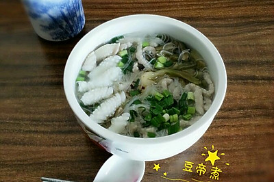 榨菜米粉汤