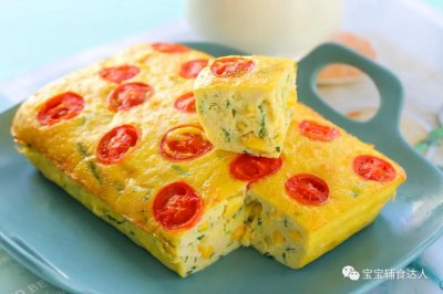 鸡蓉玉米烘蛋 宝宝辅食食谱