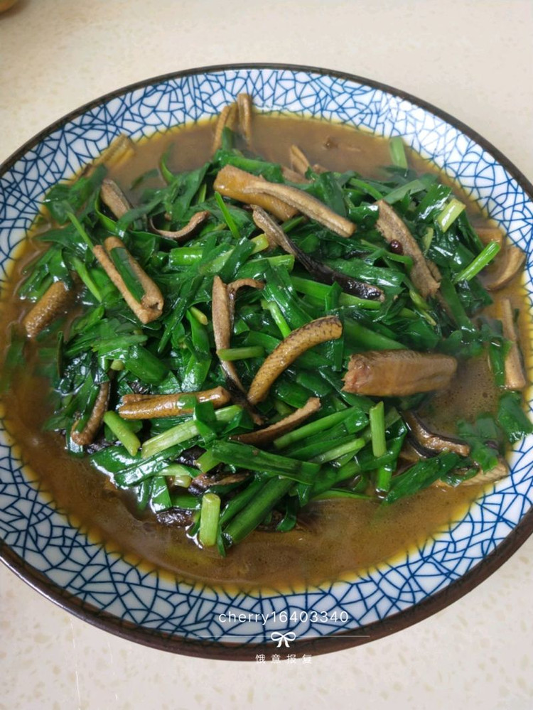 黄鳝炒韭菜的做法