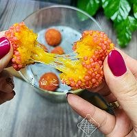 荔枝一般的南瓜芝士球 素食的做法图解11