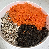 胡萝卜鸡蛋水饺的做法图解2