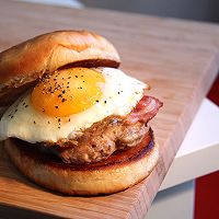 [汉堡实验室]早餐堡——White Walls的做法图解7