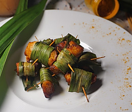 香酥泰式绿咖喱斑斓鸡块的做法