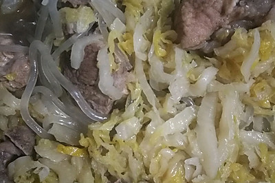 酸菜炖大骨棒